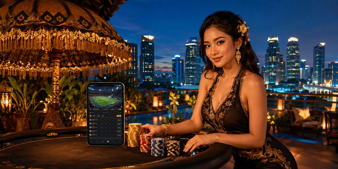 Model Vietnam sedang menikmati taruhan olahraga lewat perangkat seluler